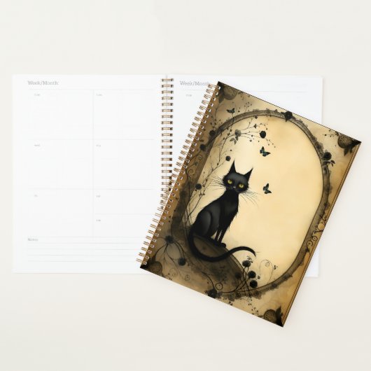 Black Cat, Rozen en vlinders Planner (Display)