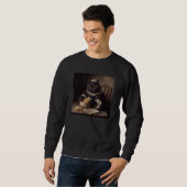 Black Cat Sewing French Fries Trui (Voorkant volledig)