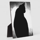 Black Cat Silhouette Fotoplaat (Zijkant)