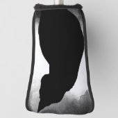 Black Cat Silhouette Golfheadcover (Draai 90)