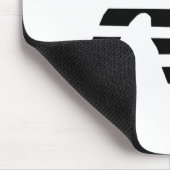 Black Cat Silhouette Muismat (Hoek)