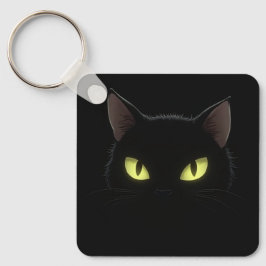 Black Cat Sleutelhanger