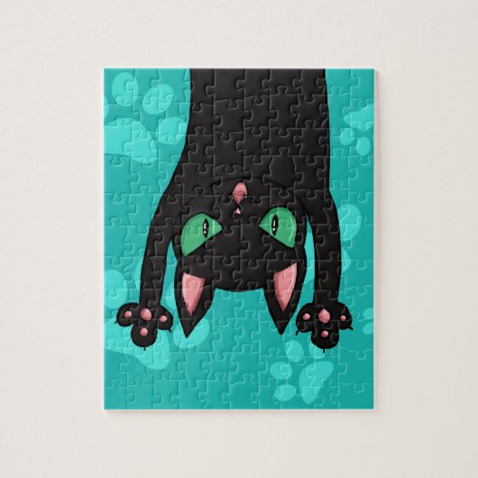 Black Cat springt uit Legpuzzel (Verticaal)