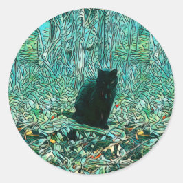 Black Cat Sticker