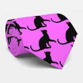 Black Cat Stropdas pk (Opgerold)