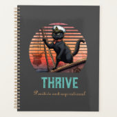 Black Cat Sunset: Een reis naar BLOEIEN Planner (Voorkant)