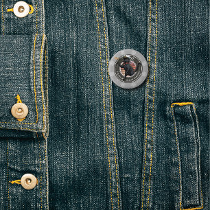 Black Cat Sunset: Een reis naar BLOEIEN Ronde Button 3,2 Cm