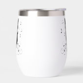 Black Cat Surrounded by Whispering Notes of Music (Gauche)