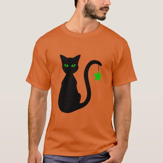 Black Cat T-Shirt (Voorkant)