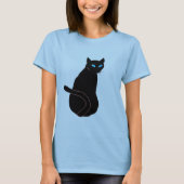 Black Cat T-Shirt (Voorkant)