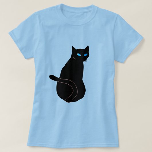 Black Cat T-Shirt (Design voorkant)