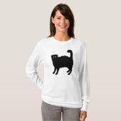 Black Cat T-Shirt (Voorkant volledig)