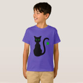 Black Cat T-Shirt (Kind) (Voorkant volledig)