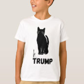 Black Cat t shirt trump (Voorkant)