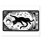 Black Cat The Mood Tarot Kaart Rubberstempel (Afrduk)
