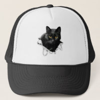 Black Cat Torn Cloth Gifts for Cat Lover, Cat Dad,