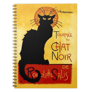 Black Cat  Tournée du Chat Noir, Theophile Notitieboek