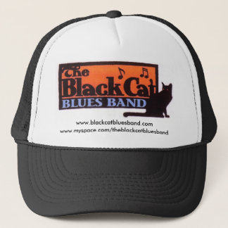 Black Cat Trucker Hat Trucker Pet