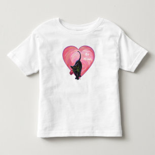 Black Cat Valentijnsdag Kinder Shirts