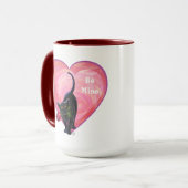 Black Cat Valentijnsdag Mok (Voorkant links)