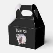 Black Cat van een Magical Full Moon Dank u Bedankdoosjes (Voorkant Zijde)