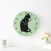 Black Cat Wall klok (Huis)