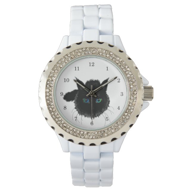 Black Cat Watch Horloge (Voorkant)