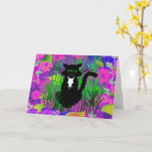 BLACK CAT-WENSKAART KAART (Gele Bloem)