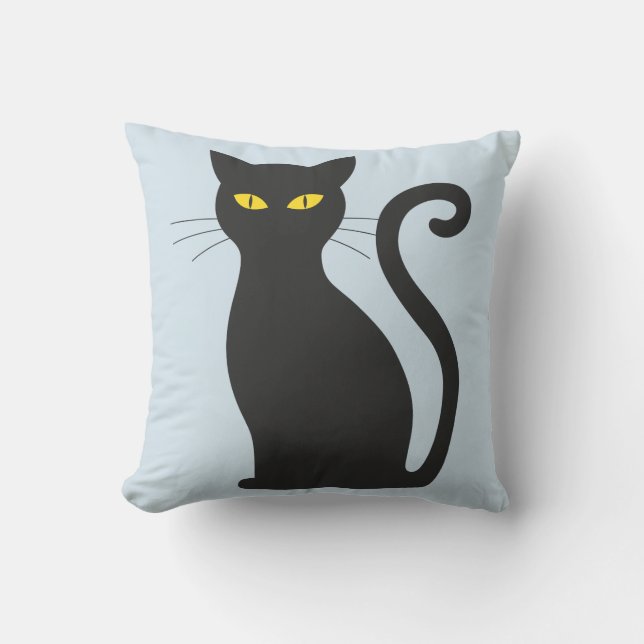 BLACK CAT-werpkussens Kussen (Voorkant)