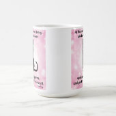 Black Cat Wisdome - Kersenbloesems Koffiemok (Center)