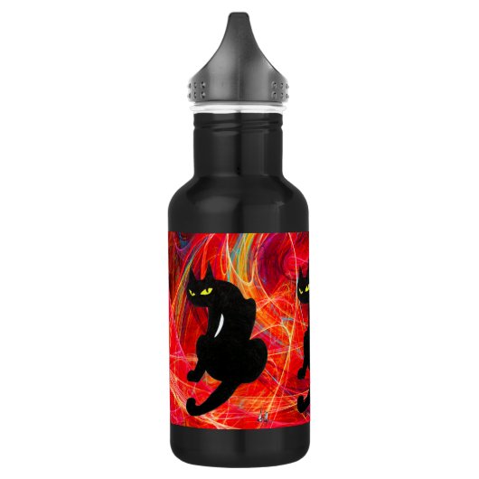 BLACK CAT wit Waterfles (Links)