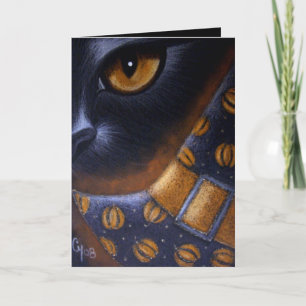 BLACK CAT - WITCH PET Card Kaart