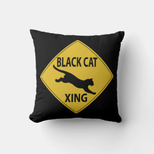 Black Cat Xing Kussen
