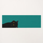 Black Cat Yoga Mat (Achterkant (horizontaal))
