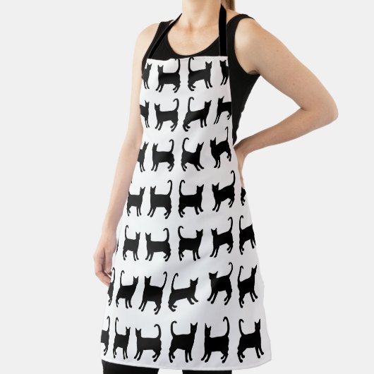 Black Cats Apron Schort (Insitu)