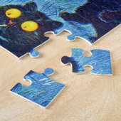 Black Cats Dancing in Moonlight, Louis Wain Legpuzzel (Zijkant)