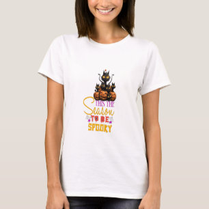 Black Cats Dit is het seizoen om griezelig te zijn T-shirt