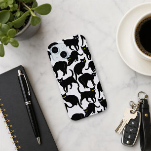 Black Cats on White