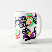 Black  Cats party Koffiemok (Voorkant rechts)