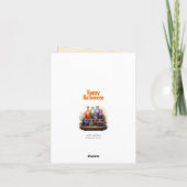 Black Cats Purrfect Babysitter Carte Halloween (Dos)