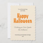 Black Cats Purrfect Babysitter Carte Halloween (Dos)