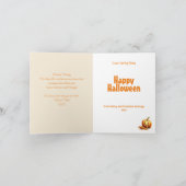 Black Cats Purrfect Babysitter Halloween Kaart (Binnen)