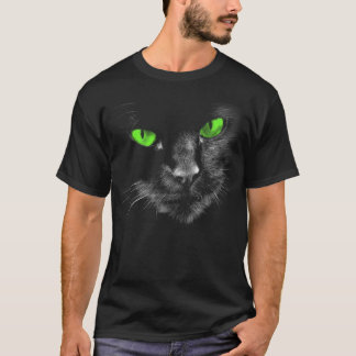 Black Cats Rule - Groene ogen T-shirt