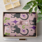 Black Cats Spinnen Limoen Witch's Boots Halloween Tissuepapier (Geschenk)