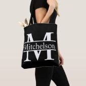 Black CBLF Monogrammed Tote Bag (Dichtbij)