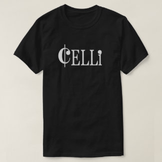 Black Celli Basic Mannen T-shirt