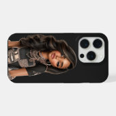 Black Chain Editorial Phone Case (Verso Horizontal)