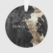 Black Champagne Gold Cowhide (devant)