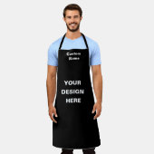 Black Chef Schort - Volledig  ontwerp! (Gedragen)