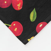 Black Cherry Fleece Blanket (Hoek)